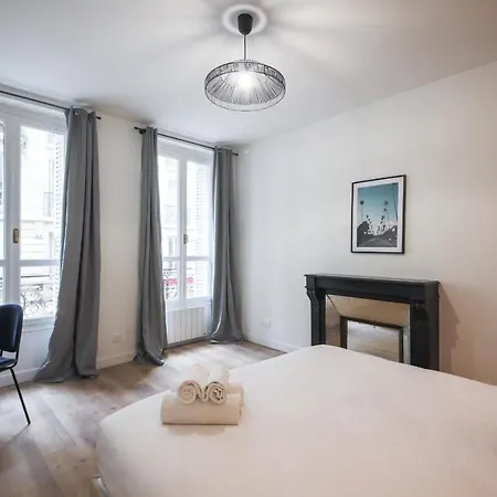 1#appart 4pers#2 Chambres#commerce#fullequipped#ac Paris