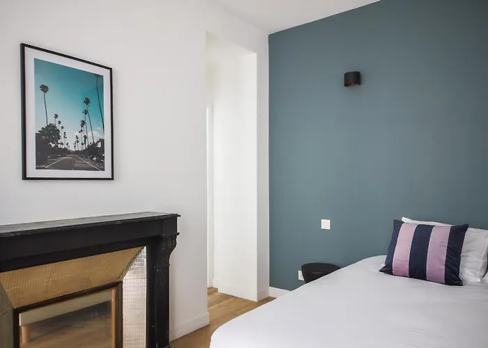 1#appart 4pers#2 Chambres#commerce#fullequipped#ac Lägenhet