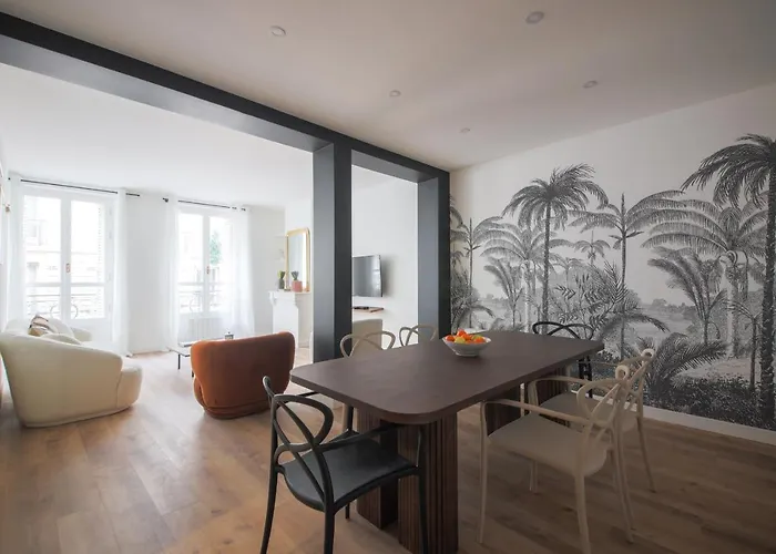 Lägenhet 1#appart 4pers#2 Chambres#commerce#fullequipped#ac Paris