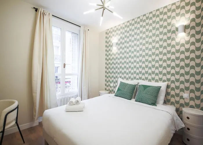 1#appart 4pers#2 Chambres#commerce#fullequipped#ac * Paris